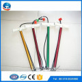 bicycle handle pump 30 35mm diameter steel pipe with screw plastic handle bicycle pump wholesale